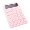 Solar Calculator 12 Digits Large Display Responsive Mechanical Buttons Cute Basic Standard Calculator for   Study