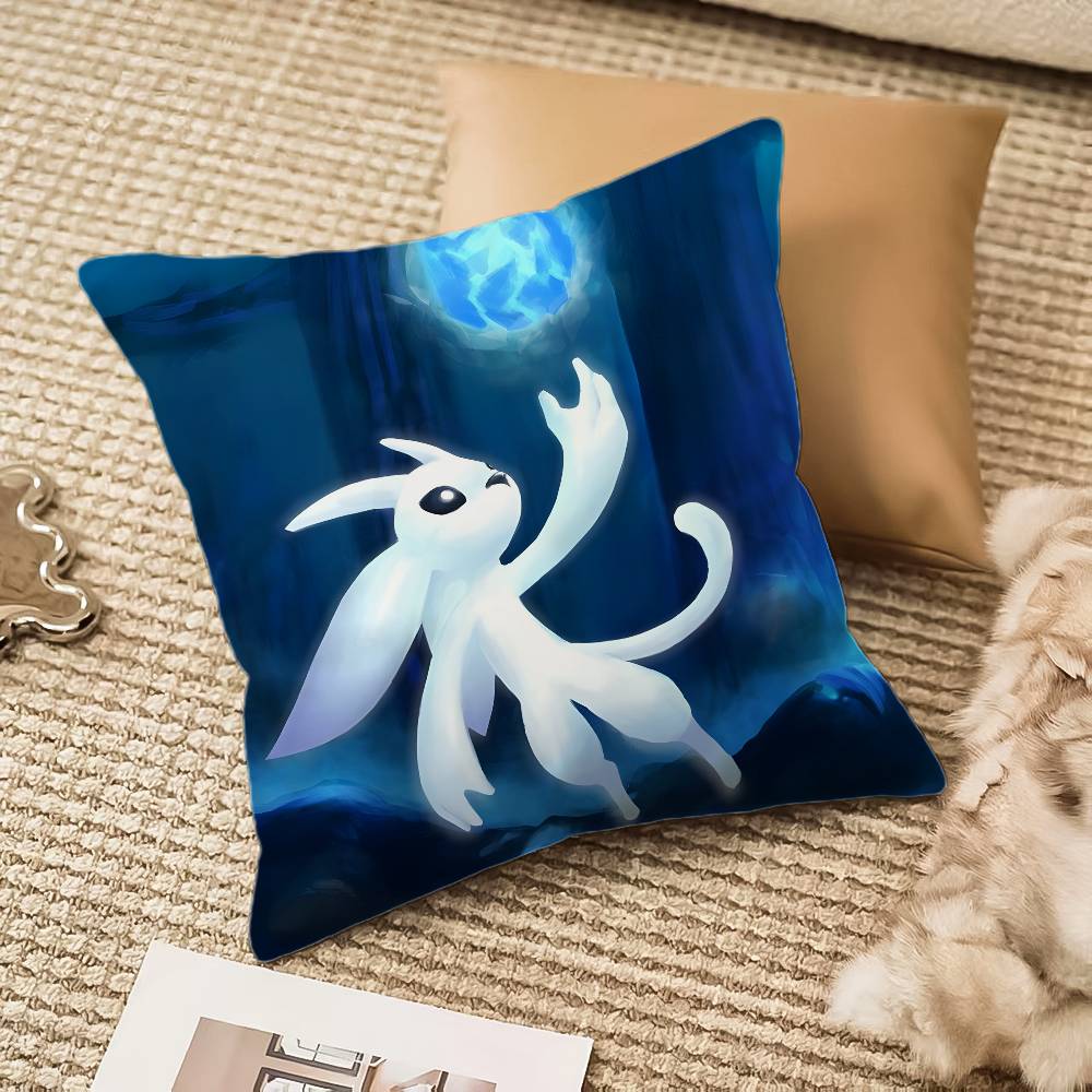 Ori And The Blind Forest Pillow Case Anti-dustmite Invisible Zipper Sofa Bed