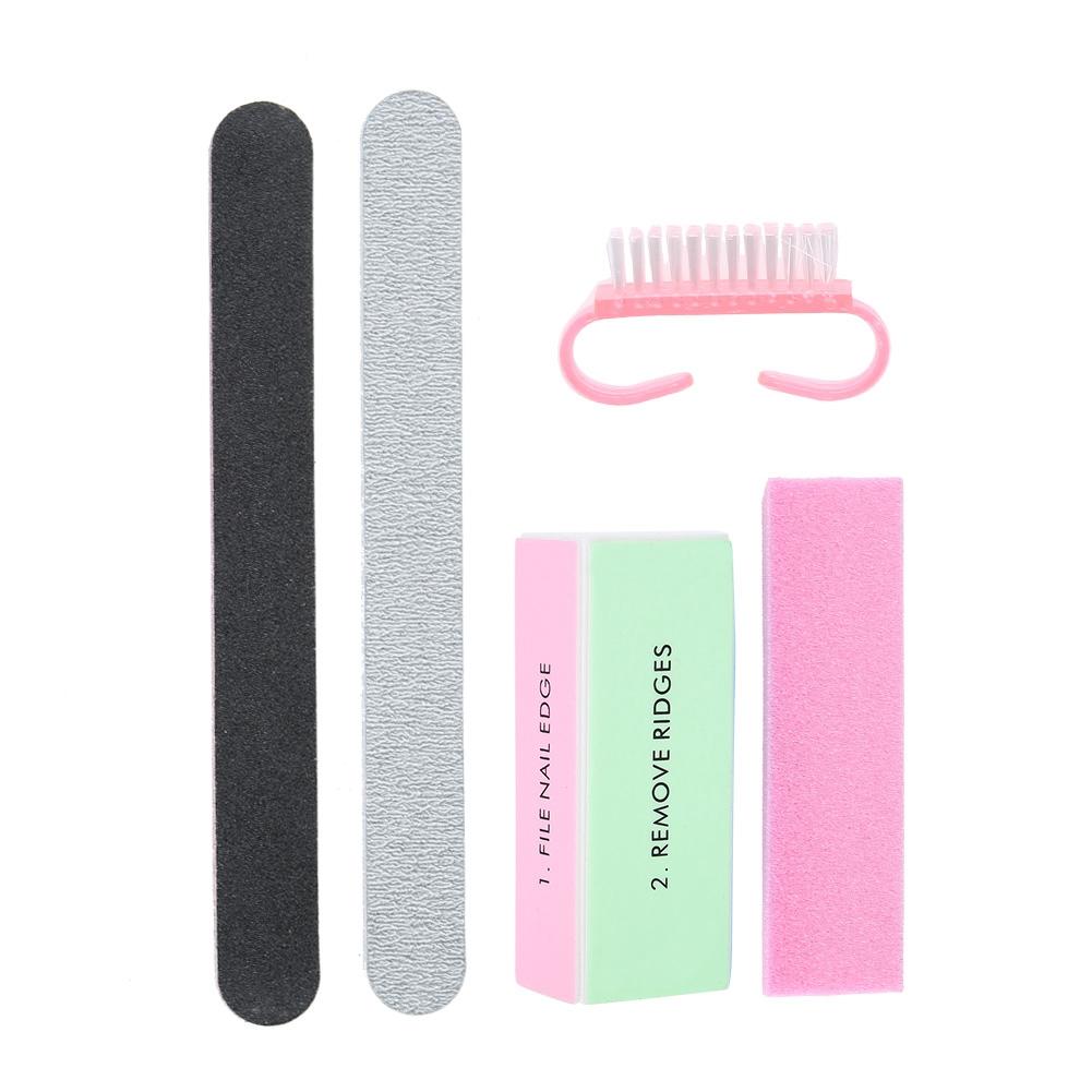 5pcs Professional Manicure Tool Nail Files Buffers Pedicure Nail Art Kit
