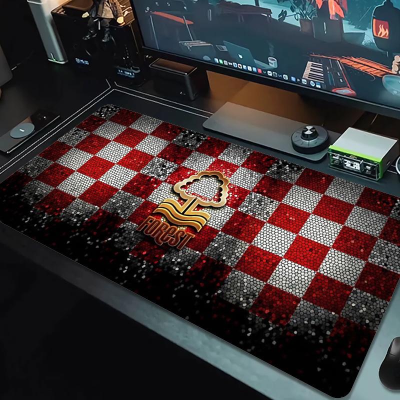 Nottingham Forest FC Mouse Pad Large Gaming Table Cushion Non-slip Laptop Tablet Big Mousepad XXL Mat Mini PC Playmat With Lock Edge_xia