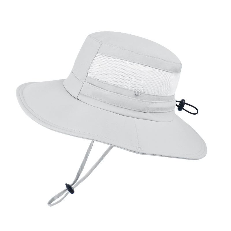 New Spring and Summer Big Eaves Sunscreen Hat Men and Women Outdoor Mountaineering Fishing Sun Hat Waterproof Quick-drying Breathable Bucket Hat