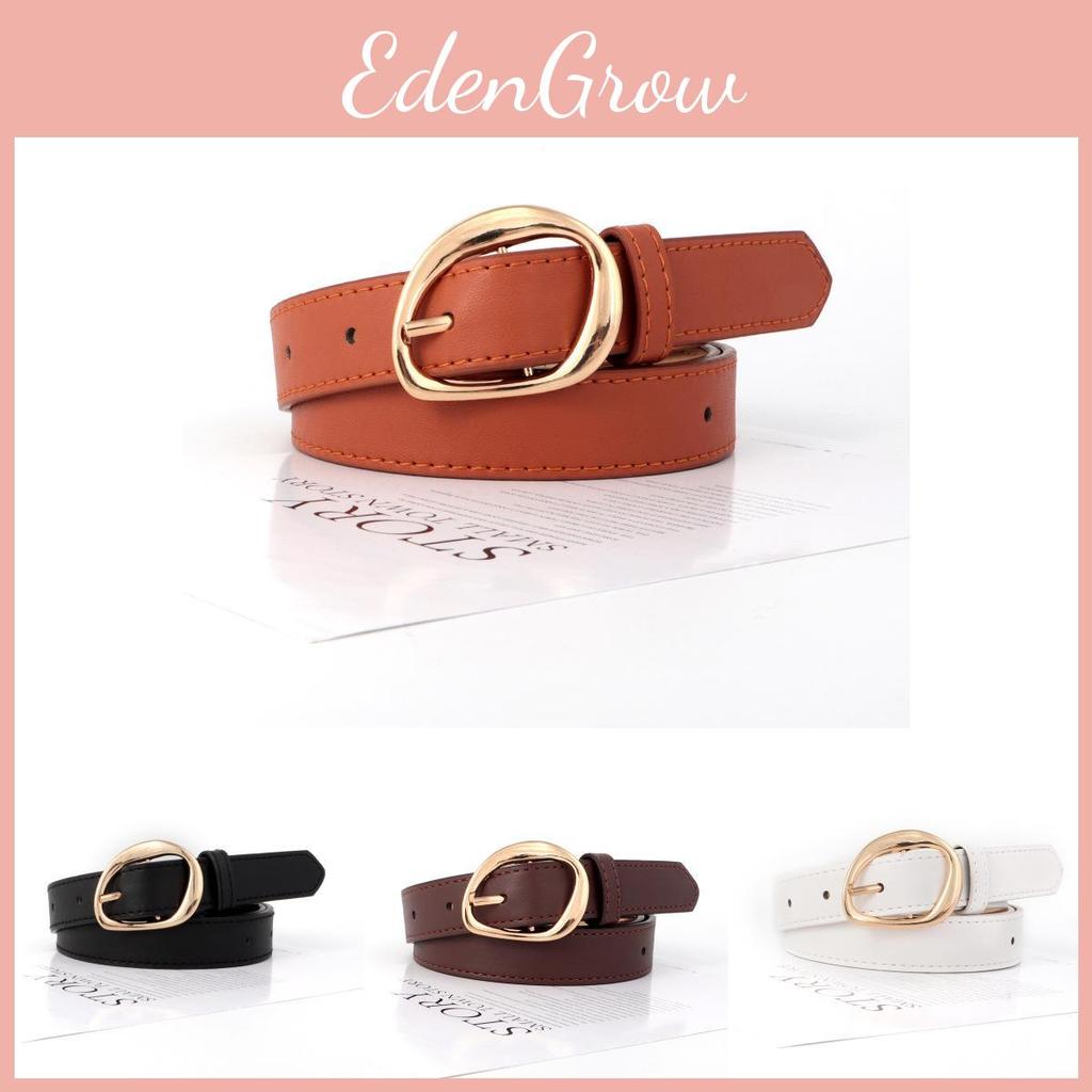 Trendy Women's Pin Buckle Waist Belt In Elegant Black Coffee And Camel Colors For Chic Jeans