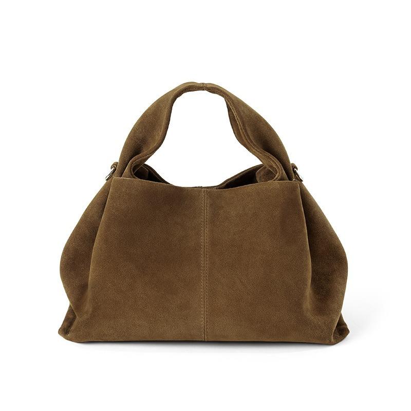 

Осень и зима новая сумка-мессенджер из коровьей кожи женская ретро модная сумка на плечо натуральная кожа женская сумка сумочка маленькая сумка 32*16*18cm коричневый