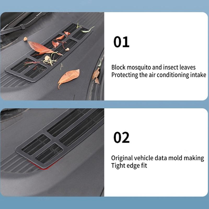 Car Front Air Conditioning Intake Grille Protective Cover for 2021-2022 Intake Grille Inlet Guard Auto Accessory