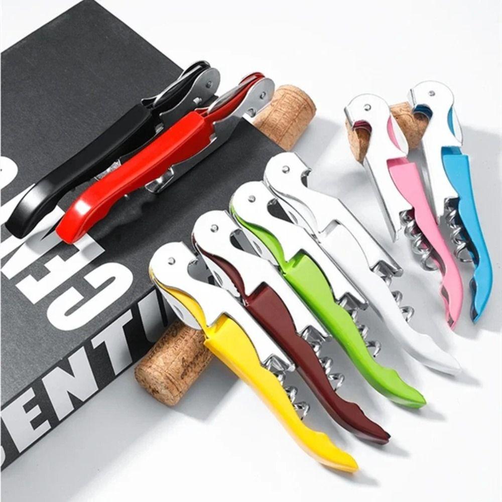 Multifunction Corkscrew Portable Beer Bottle Can Opener Bar Tool Wine Opener  Casual Gifts