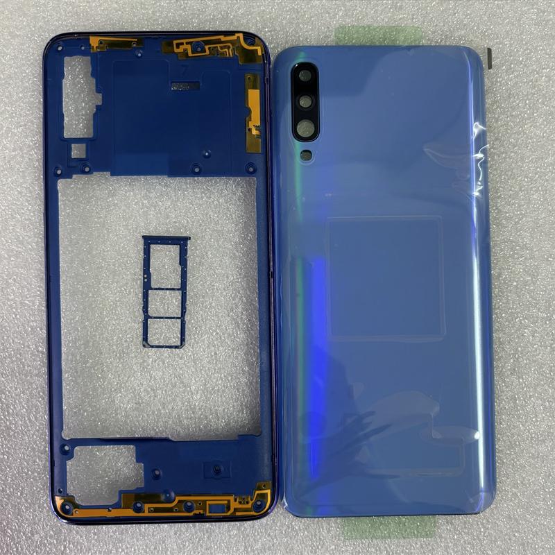 Full Housing Case For Samsung Galaxy 50 2019 505 505F Middle Frame CoverBattery Back Cover Rear Cover Repair Parts