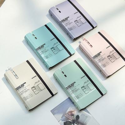 Σημειωματάριο Morandi Color Loose-leaf Α7 Βιβλίο Ημερολογίου Φορητό τετράδιο τσέπης Σχολικό γραφείο