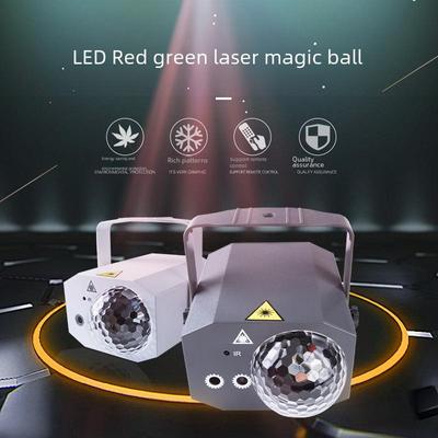 Renkli Sese Duyarlı Dönen Sahne Işıkları - LED Sihirli Küre & Lazer