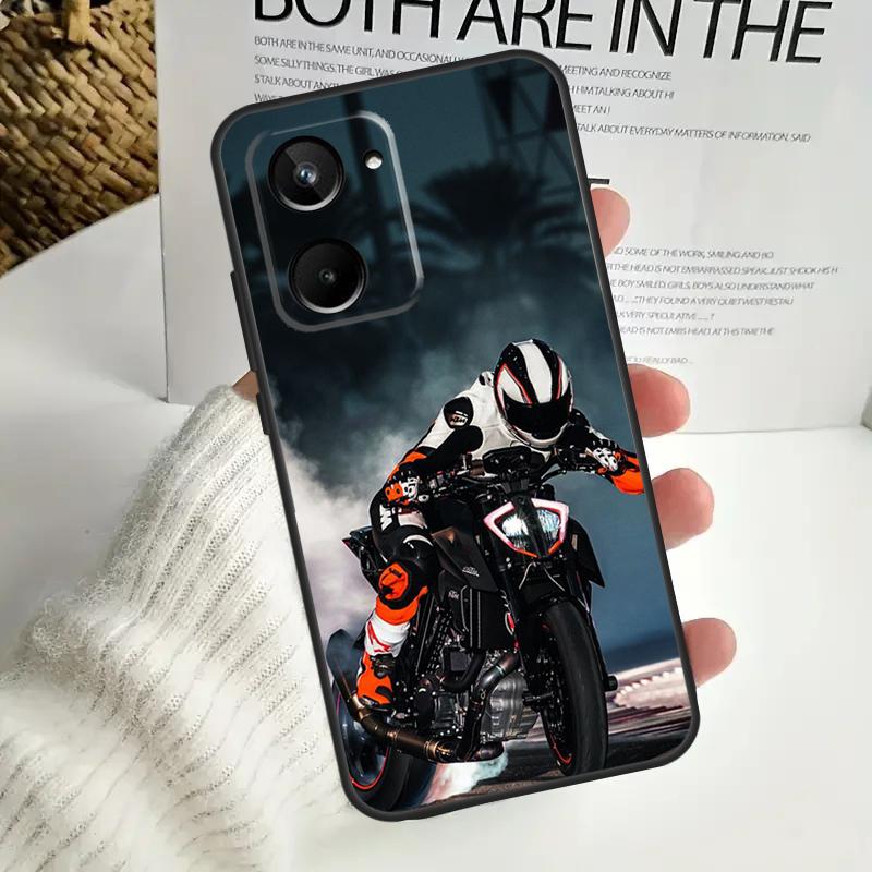 Moto Cross Motorcycle Sports For Realme GT Neo 5 GT5 9 10 11 12 Pro Plus C30 C31 C33 C35 C25s C21Y C51 C55 C67 C53 Case