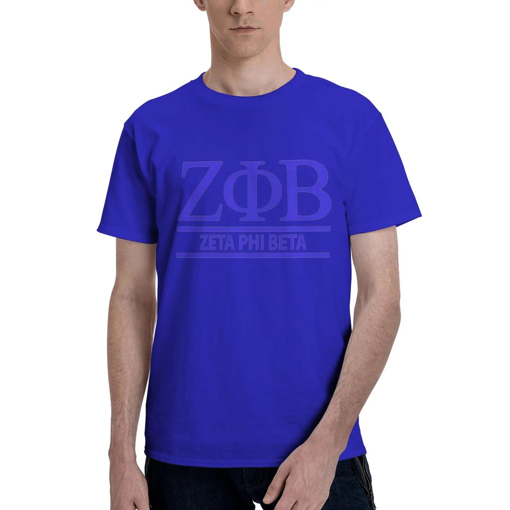 Zeta Phi Beta Greek Letter 1920 ZOB 100 Cotton TShirt Mens Fashion T Shirts Men ONeck Short Sleeve S6XL