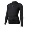 Decathlon CHILDREN'S SPORTS TOP 100 Keepcomfort Training Tight Long Sleeve T-Shirt Black Teenagers