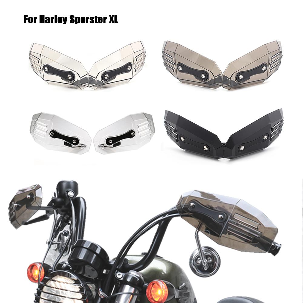 Motorcycle Accesorios 1Pair Handguard Motobike Hand Guards Protector For Harley Sportster XL 883 1200 X48 Softail Dyna Baggers