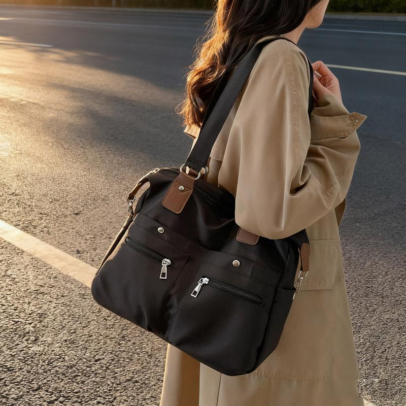 Tote Bag Handbag Shoulder Bag for Women Nylon Waterproof Large Capacity Shopping CrossBody Bag Ladies Messenger Bags Handbags