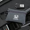 Leather Car Key Case Keychain Mini Storage Bag Zippered For Honda Jazz Pilot CRV Odyssey City Shuttle HRV CRX Civic FIT Accord XD9