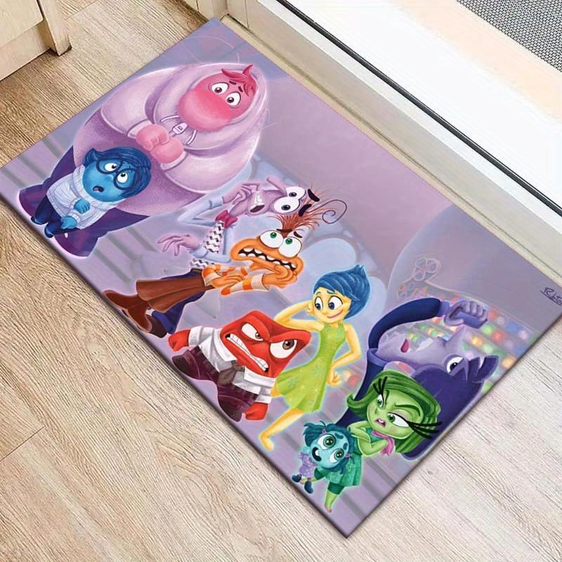 

1pc Inside Out Pattern Area Rug Soft Flannel Floor Mat for Living Room, Bedroom, Sofa Coffee Table Floor Mat 60cm by 90cm