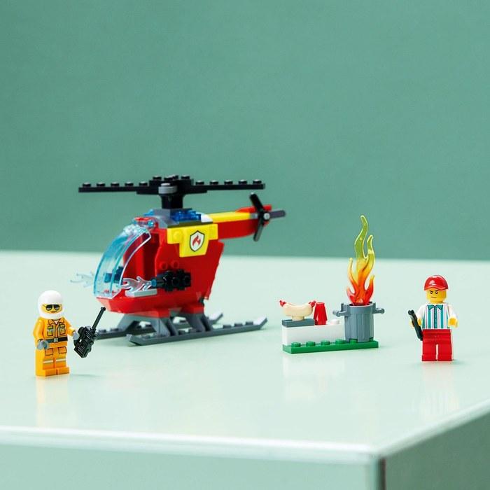 LEGO City Fire Rescue Helicopter 60318 – Multi-Color