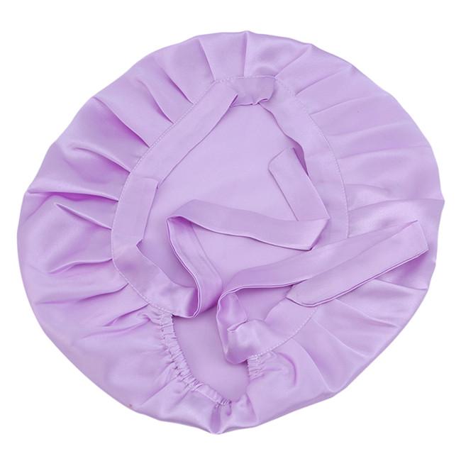 Cappello da Notte in Seta di Gelso Morbido Cappello Lungo per Capelli per Donne Ragazze