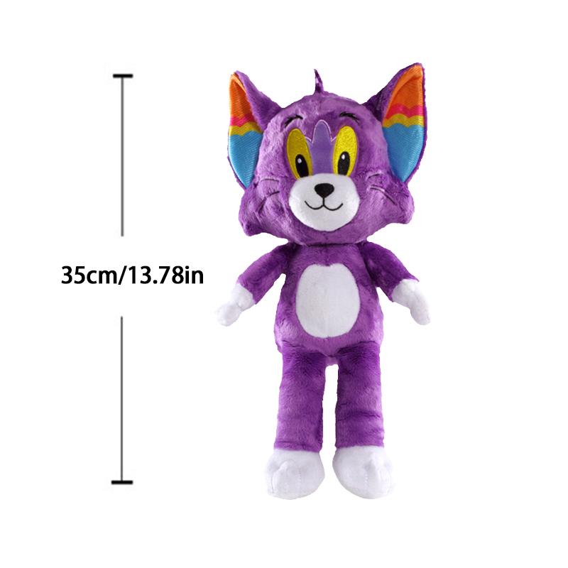 Anime Tom And Jerry Plush Toy Cartoon Movie Figures Cat Mouse Cute Plushies Stuffed Animal Doll Toys For Kids Gift