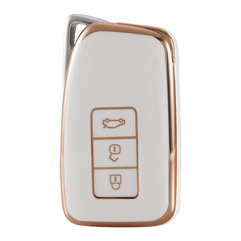 Gold Edge TPU Key Cover for Lexus ES200/RX300/ES300/UX200