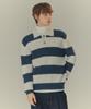 MINDBRIDGE Do Good_[Air Wool] Block Collar Semi-Overfit Knit - 2 Colors