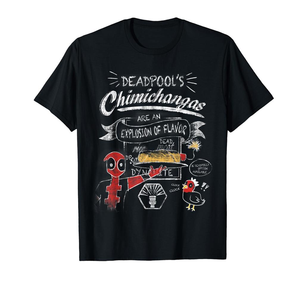 Marvel Deadpool Chimichanga Flavor Explosion T-Shirt