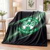 Hibernian FC Drukowany Koc Flanelowy Ciepły Komfort Rzut na Łóżko Do Wystroju Wnętrz Domowych