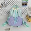 Schoolbag New Large Capacity Backpack Men's and Women's Casual Mobile Phone Bag Lightweight Small Backpack Drawstring Mountaineering Bucket Bag