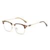 Luxus Halbbrille Blaulichtfilter Brille Herren Mode Quadratisch Oberrand Herrenbrille Tägliche Nutzung Computer Telefon Brille