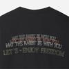 DOD Lettering Graphic Long Sleeve T-Shirt (Black)
