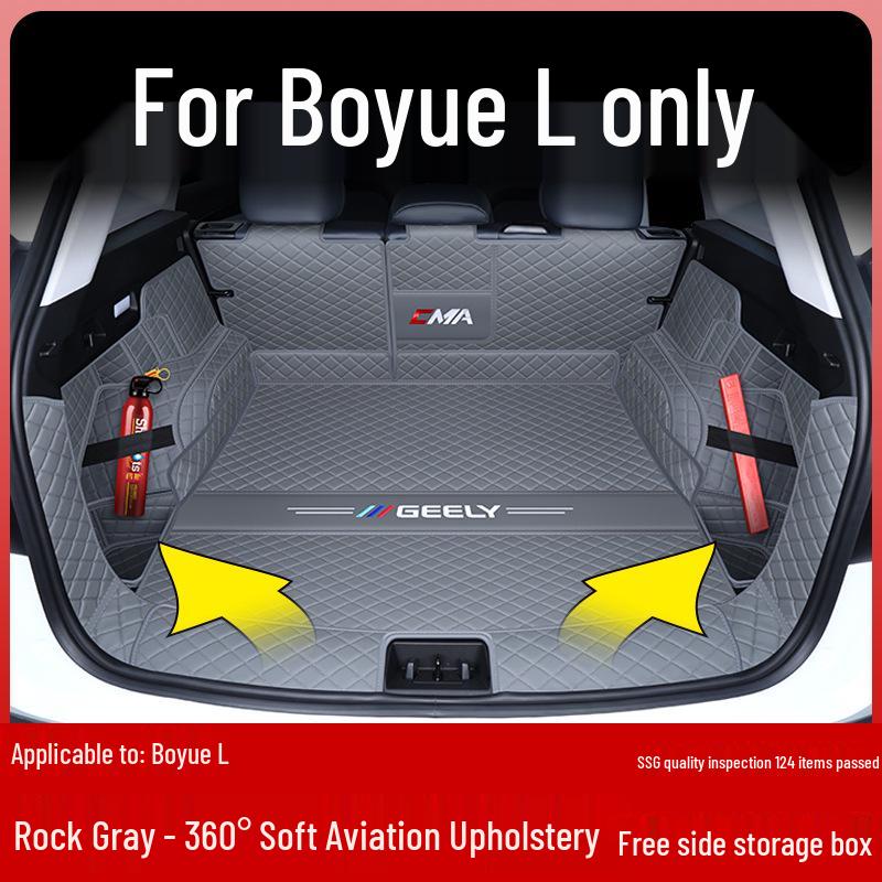 Geely Boyue L 2024 Trunk Mat - Full Coverage Tail Box Interior Decor Fán