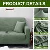 Sofa Cover for Living Room Thick Elastic Polar Fleece Cover for Sofa Couch Armchair 1/2/3/4 Seat L Shaped Corner Sofa Cover