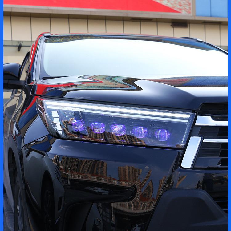 

Світлодіодна фара для бігу з синьою матричною лінзою для 18-21 Toyota Highlander Pair