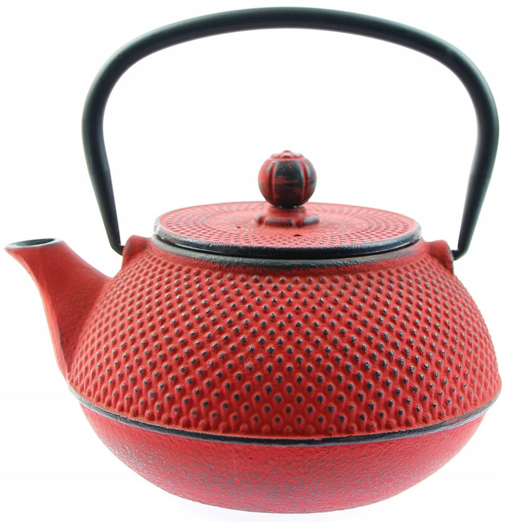 Cast Iron Kettle 0.8L Imbrzk Infuser Tea Strainer + Heater