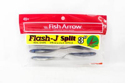 Fish Arrow Soft Lure Flash J Split 3 Zoll 7 Stück pro Packung#04 (3707)