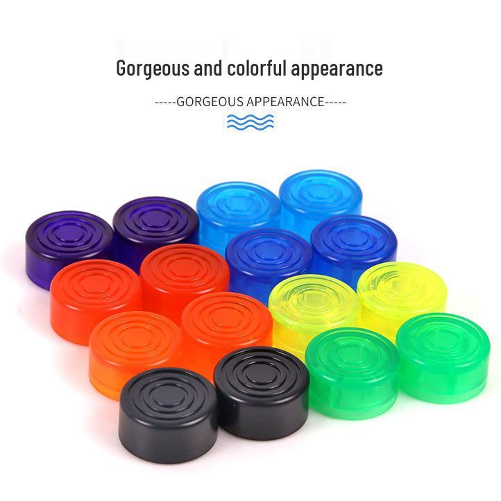 Multicolor Plastic Foot Caps for Electric Guitar Pedal