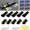 30 Set 1/2/3/4/5/6 Pin Way Car Off-Road Sealed Electrical Wire Connector Plug