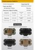 CS Tactical Camouflage Folding Navigation Board Molle Carrier: Universal Vest-Style Mount for Phone & Accessories