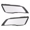 2Pcs Front Headlight Lens Cover Shell Clear For A7 S7 RS7 2012-2015