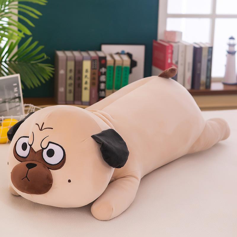 

New Internet celebrity party model Wuhuang cat plush toy bazaar black doll clip leg to sleep with pillow cat and dog doll gift 60Cm