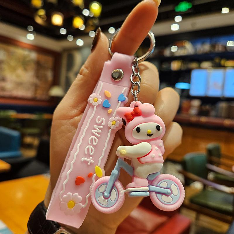 Neuer Cartoon Mond Schlüsselanhänger, Taschenkleinanhänger Pvc Weichgummi Dreidimensionaler Anti-Verlust Schlüsselanhänger