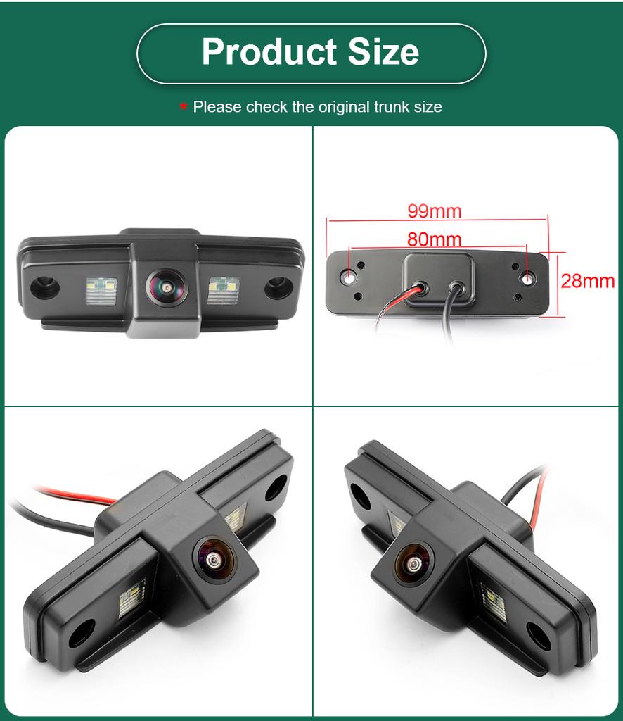 CCD AHD1080P Night Vision Car License Plate Light Rear View Camera For Subaru Forester Outback Impreza Toyota Prado 2010-2014