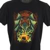 Cthulhu T Shirt Mens Size Large Black HP Lovecraft Horror Creature