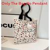 Canvas Tote Bag For Students With Large Capacity And Inner Card Pocket For Daily Use