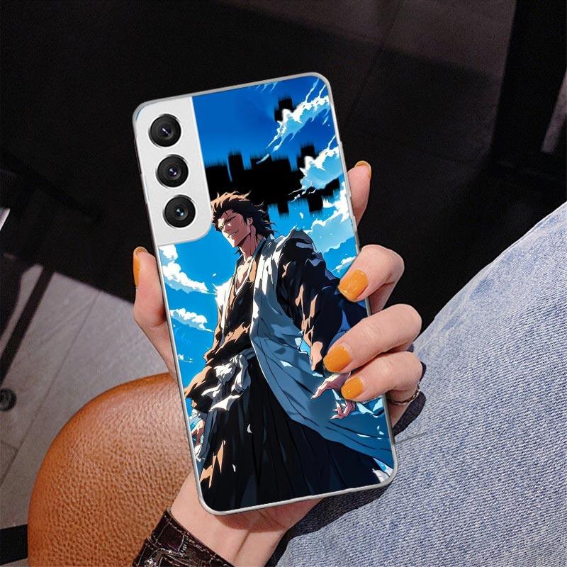 Aizen Sousuke Bleach Phnoe Case for Samsung Galaxy S26 S25 Edge S23 S24 Ultra S22 Plus S21 S20 FE Unique Cover Soft Coque Galaxy