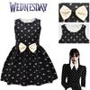High Quality The Addams Family Wednesday Cosplay Costume For Kids