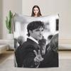 Jacob Elordi Blankets Flannel Summer Multi-function Soft Throw Blanket for Home Office Bedspread
