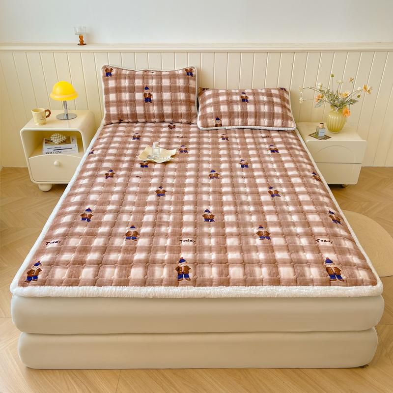 Mei Yun Ge Milk Velvet Thickened Cotton Mattress Bed Pads