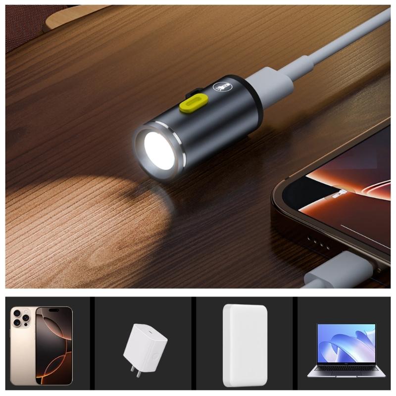 Compactly Type C Power Supply LED Work Light LED Torches For Outdoor Activity And Homes Emergencies 210Lumens