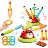 Elektrisches Marienkäfer-Spielzeug für Kinder, inklusive Sprungrakete und Ring mit Musik und Fernbedienung. Perfekt für drinnen, draußen und den Park. Beliebtes Lernspielzeug für