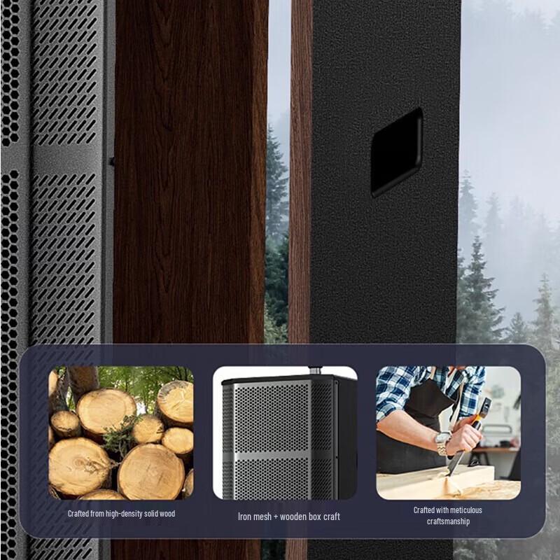 SANSUI G26 Outdoor High-Power Bluetooth Karaoke Trolley Speaker CN plug (adapter included)